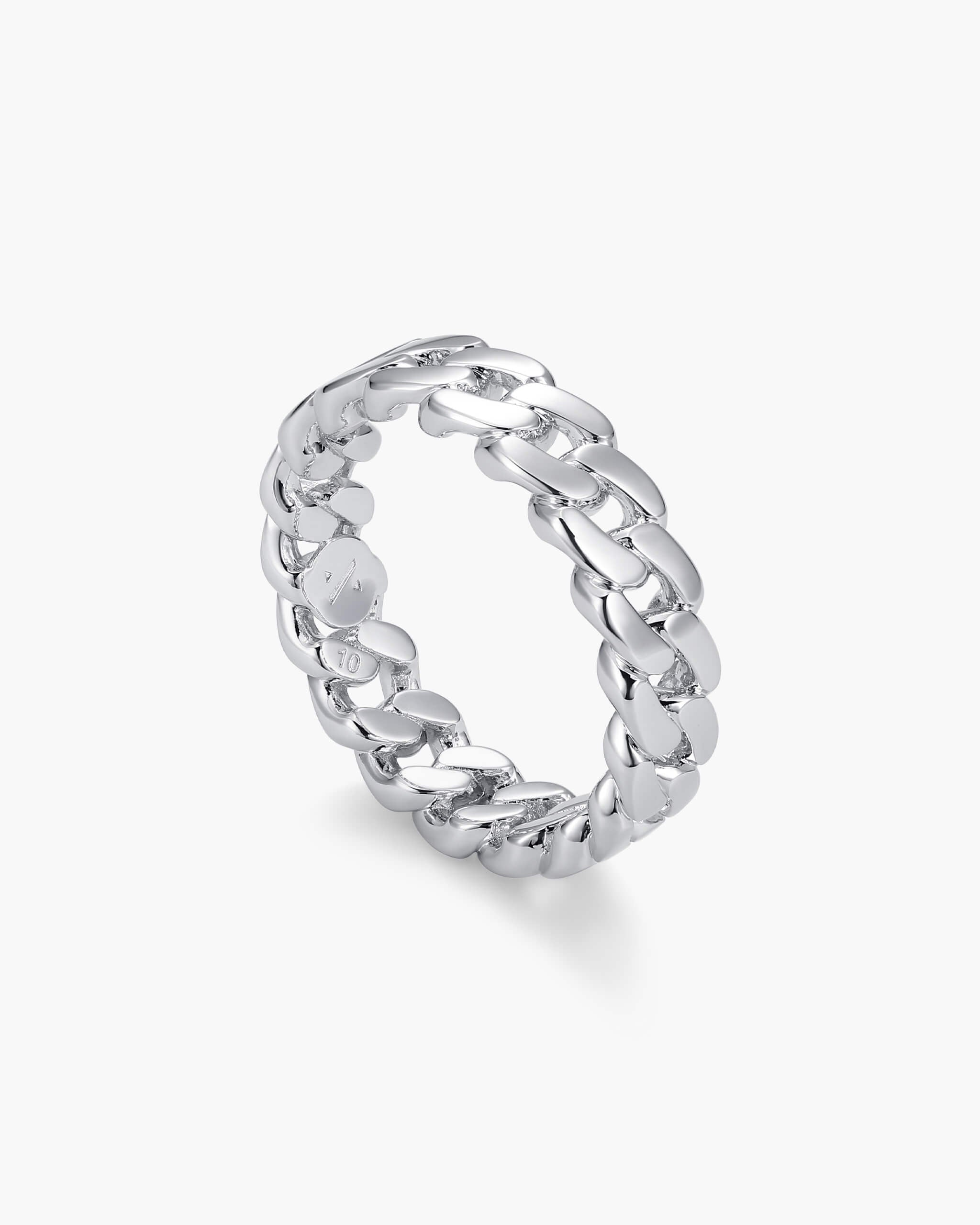 Cuban Link Ring Silver